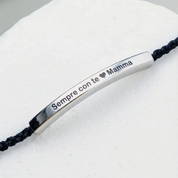 Bracciale con Incisione "Sempre con te, Mamma"