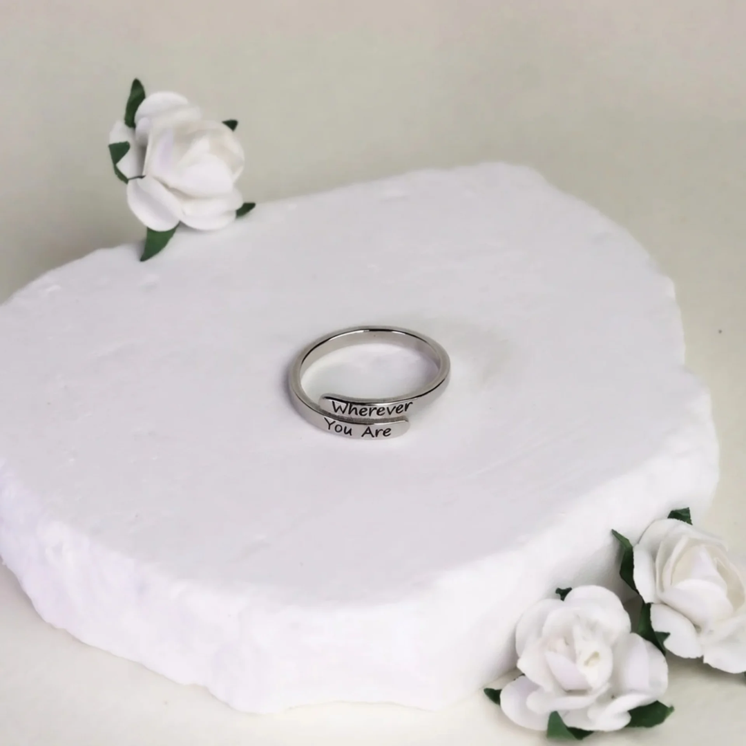 Bague "Partout où vous serez"