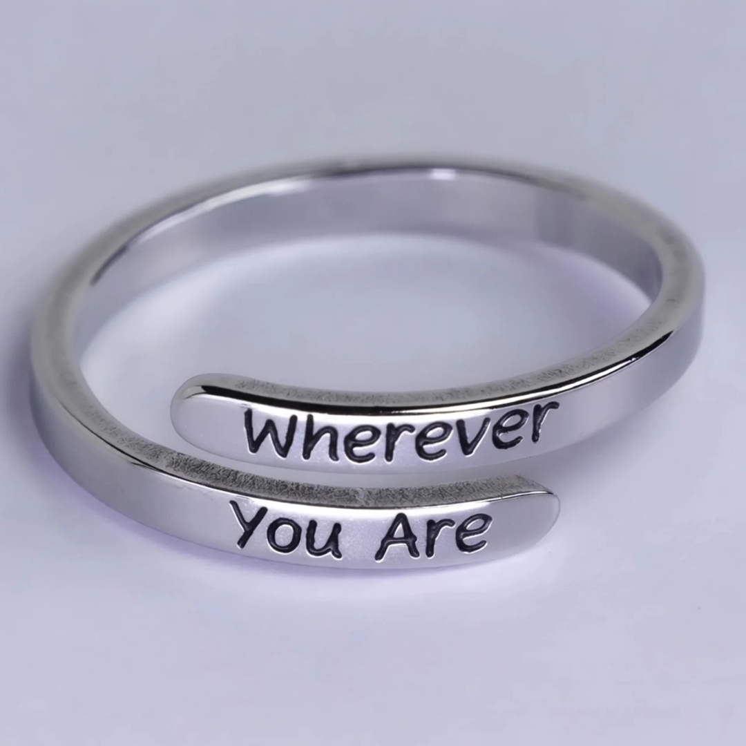 Bague "Partout où vous serez"
