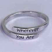 Bague "Partout où vous serez"