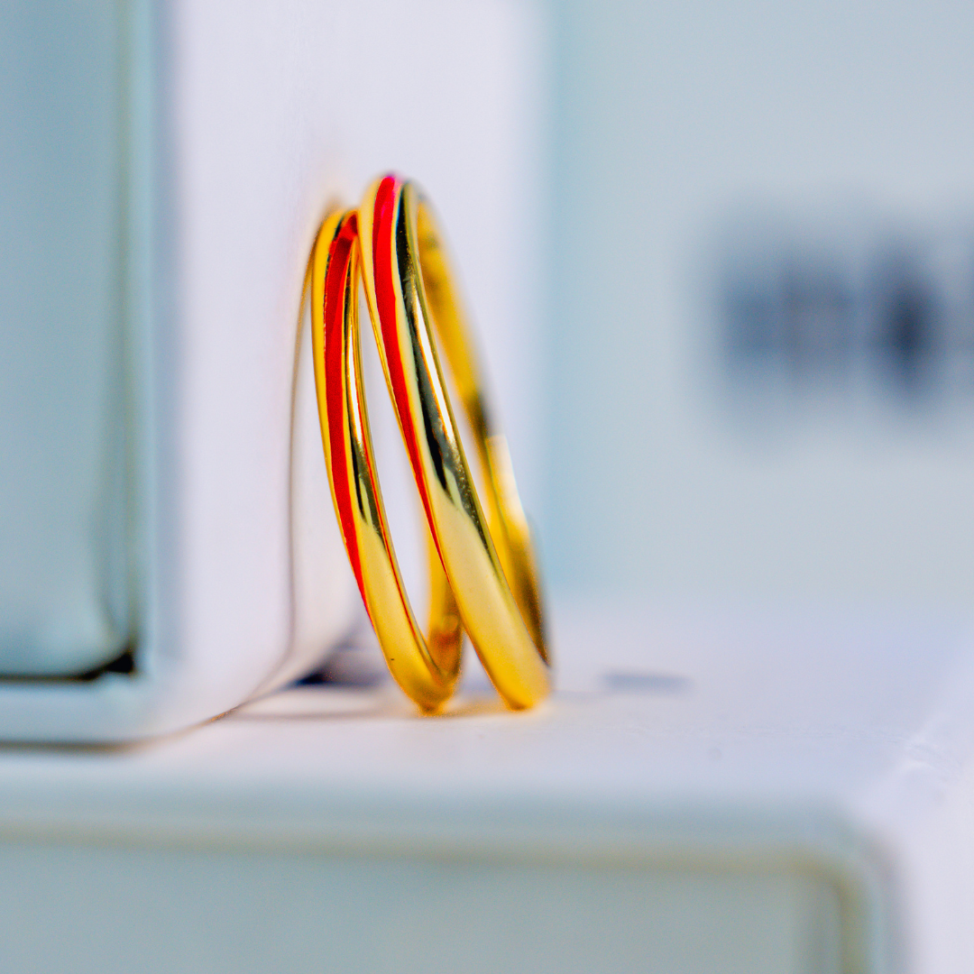 Bague "Fil Rouge du Destin"