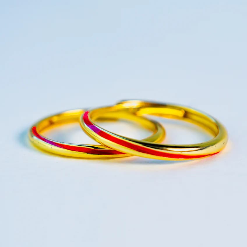 Bague "Fil Rouge du Destin"