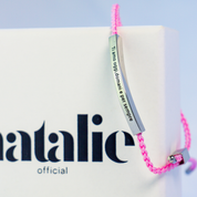 Bracelet avec gravure "Je t'aime aujourd'hui, demain et toujours".