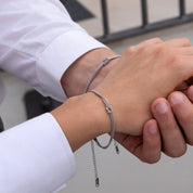 Coppia di 2 Bracciali Nodo d'Amore