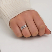 Bague ajustable "Always in my heart