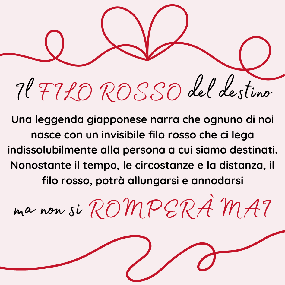 DEDICA SPECIALE LEGGENDA FILO ROSSO DEL DESTINO