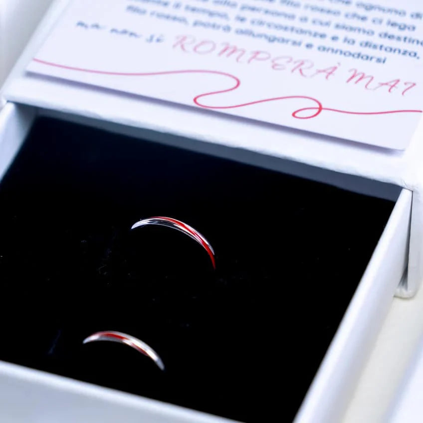 Bague "Fil Rouge du Destin"